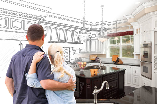 Professional Cabinet Refacing technician working in Waterford, VA